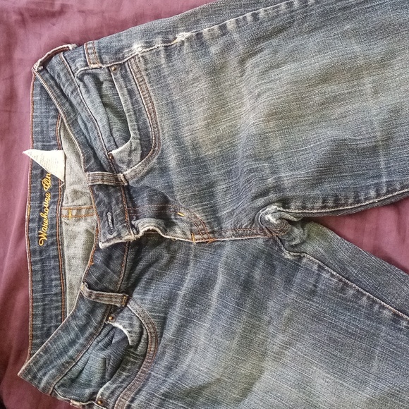 Warehouse one size 28 w. Regular length broken in jeans. - Picture 2 of 4